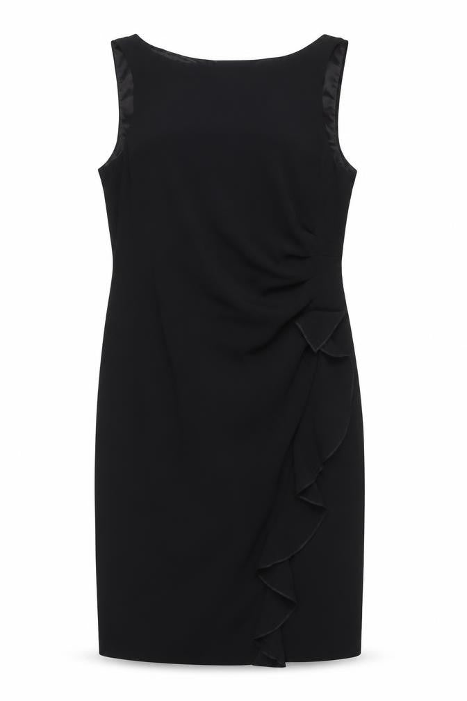 Coast Women’s Black Size 14 Sheath Knee Length Sleeveless Dress