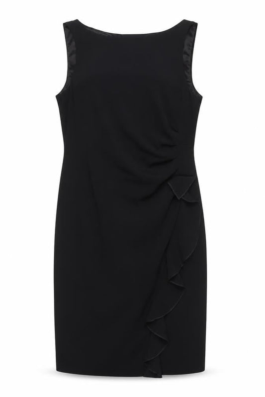 Coast Women’s Black Size 14 Sheath Knee Length Sleeveless Dress