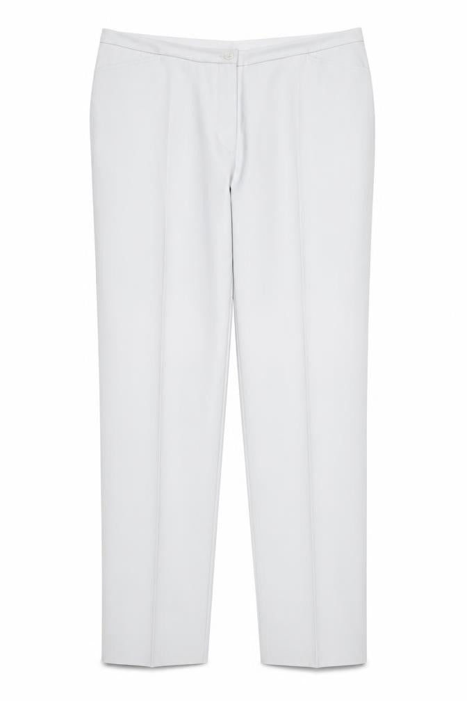 Michèle Women's Grey Extra Slim Leg Trousers Size 16