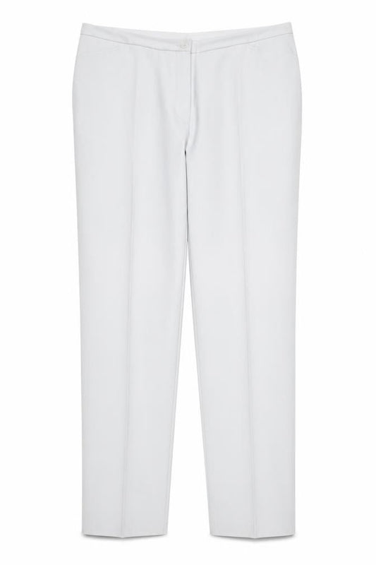 Michèle Women's Grey Extra Slim Leg Trousers Size 16