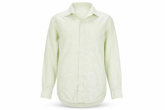 Jos. A. Bank Men's Green Slim Fit Long Sleeve Cotton Shirt M