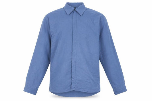 Cignal Collection Men’s Blue M Long Sleeve Button-Up Shirt