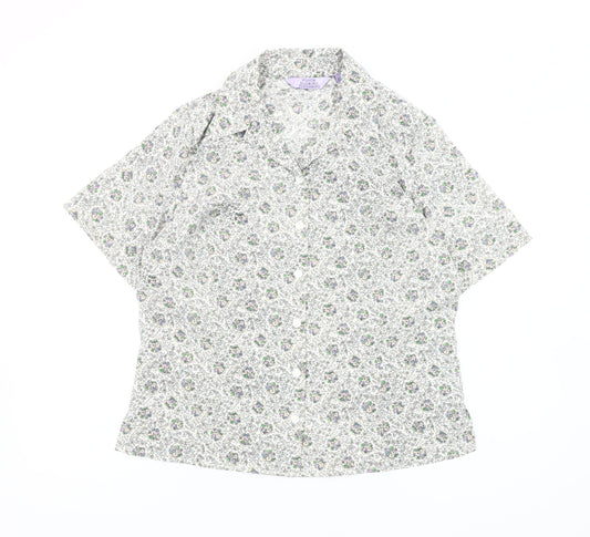 Honor Millburn Women’s Multicoloured Floral Button-Up Shirt Size 12