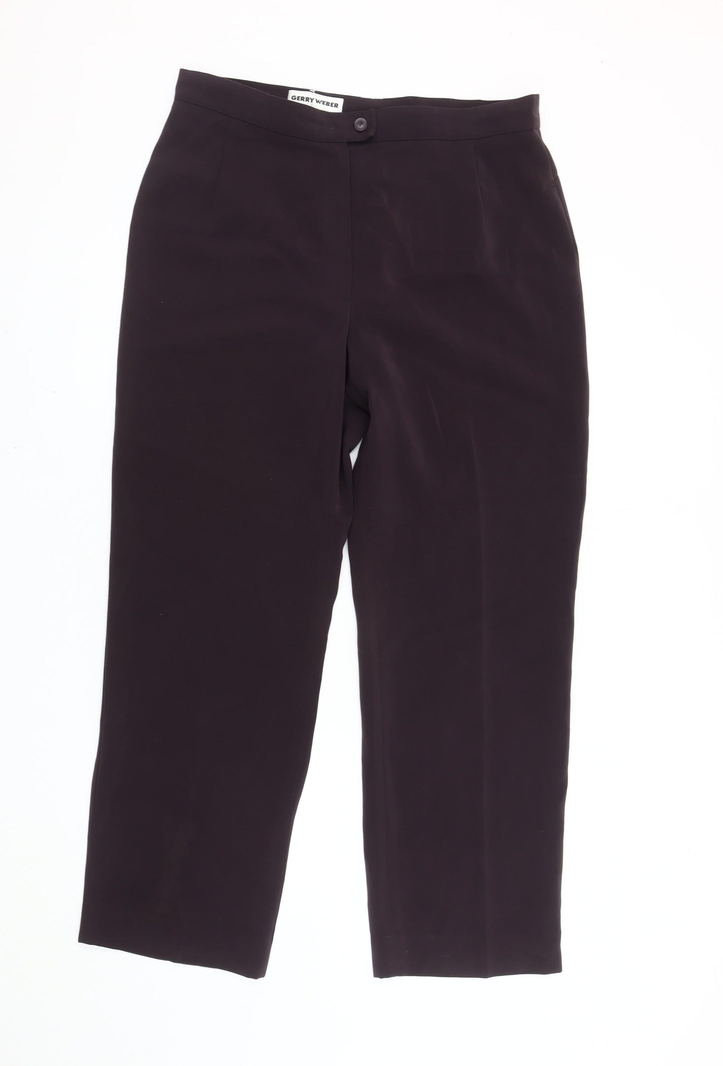 Gerry Weber Womens Black Size 16 Classic Straight Dress Trousers