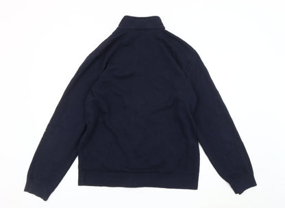Champion Men’s Blue XL Full Zip Fleece Jacket with Logo