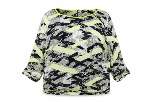 Marks and Spencer Women’s Multicoloured Tunic Blouse Size 22 Viscose Zip Detail