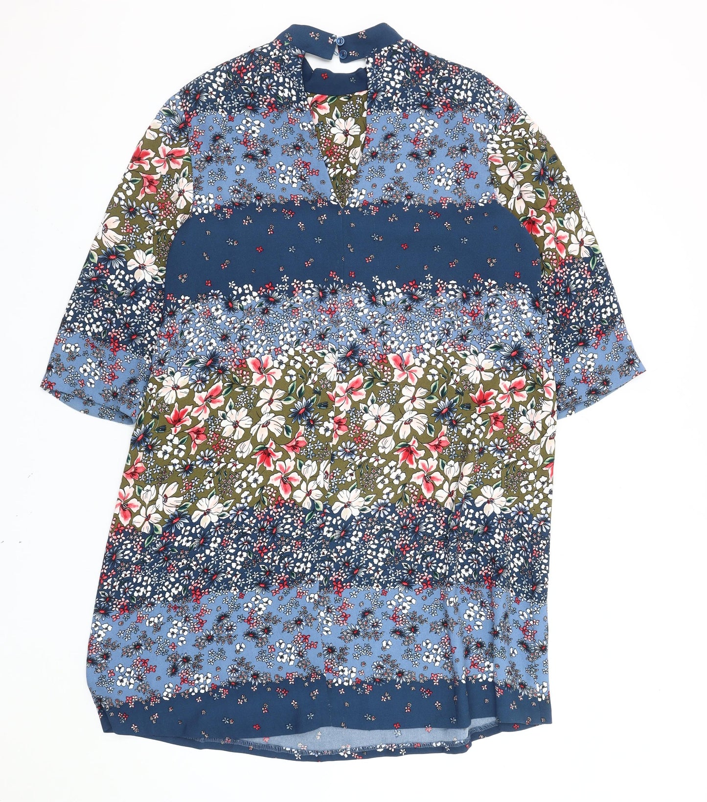 Marks and Spencer Women’s Multicoloured Floral Shift Dress UK 12