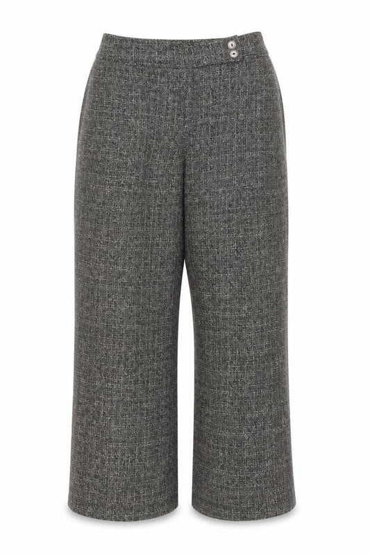 Debenhams Women’s Grey Check Dress Pants Trousers Size 10