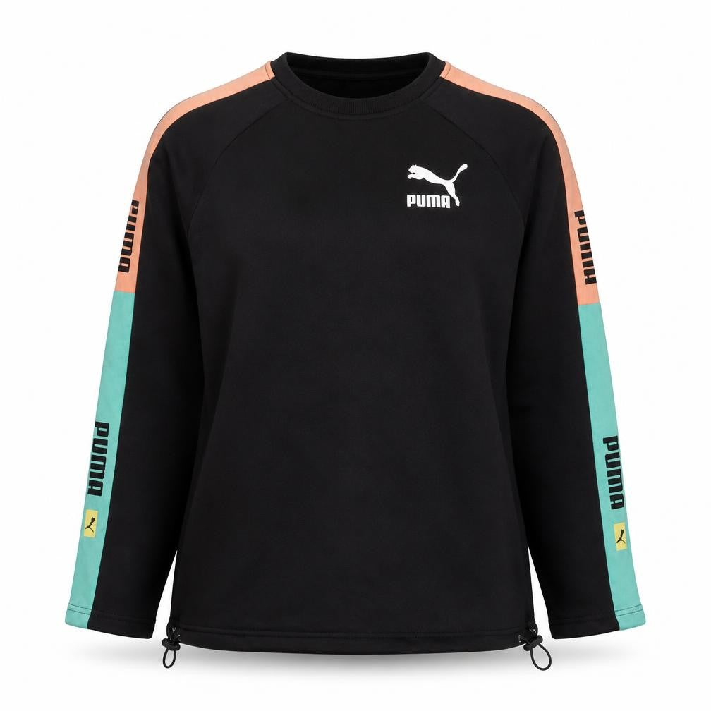 Puma Women’s Black XL Sweatshirt Pullover Logo Sports Casual