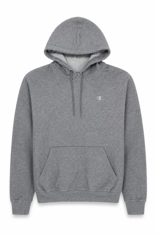 Champion Men’s Grey Pullover Hoodie M Athletic Fleece