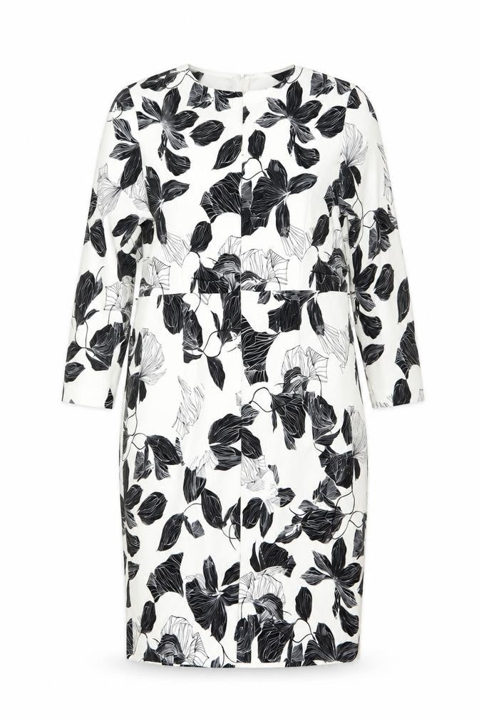 Autograph Women’s Black White Floral One Shoulder Bodycon Dress Size 14