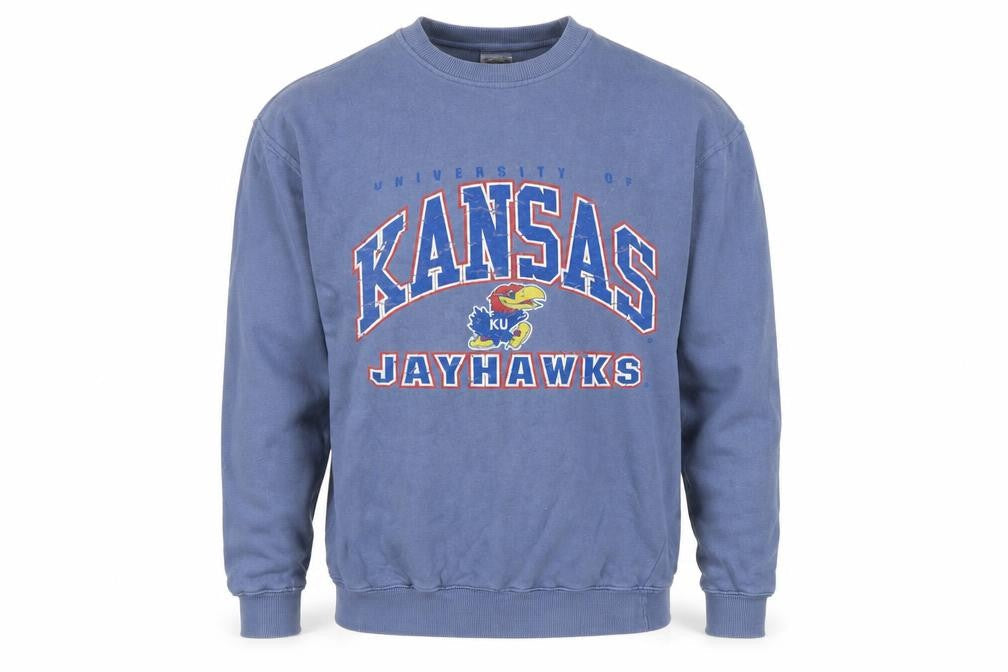 Cheyenne River Men’s Blue Small Kansas Jayhawks Sweatshirt Pullover