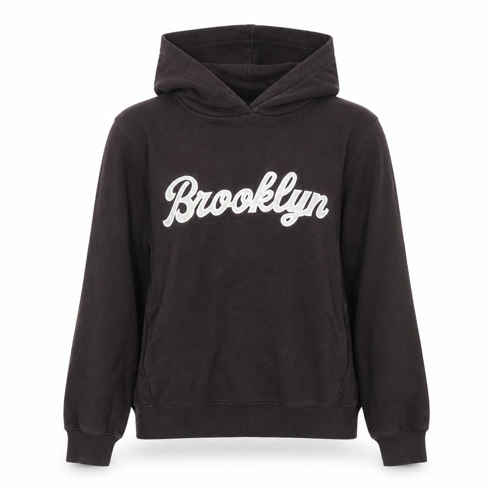 Marks & Spencer Womens Black XS Pullover Hoodie Brooklyn Logo