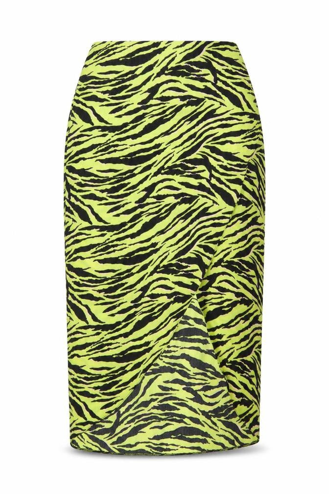 Miss Selfridge Women’s Multicoloured Animal Print Skirt UK 12