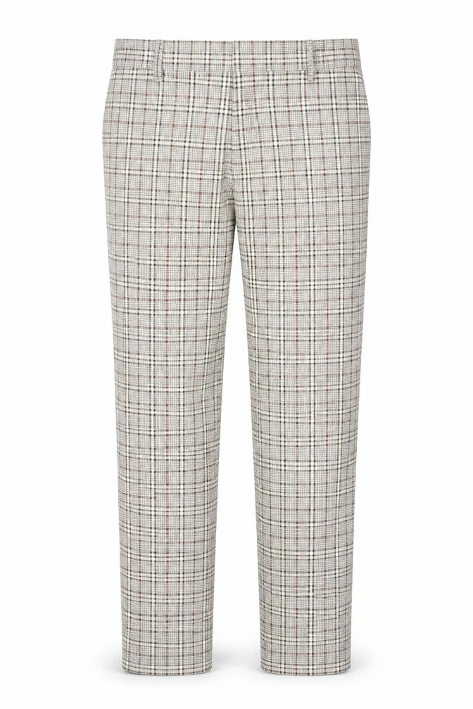 ASOS Men’s Multicoloured Slim Fit Plaid Chino Trousers W28 L28