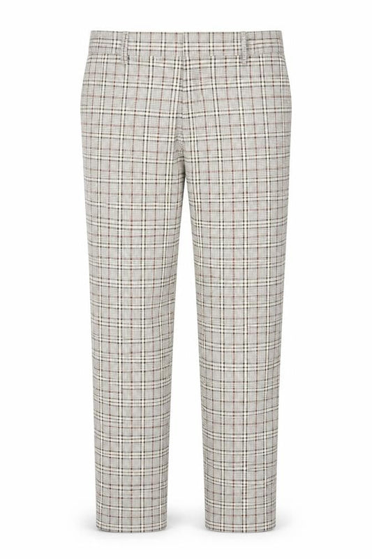 ASOS Men’s Multicoloured Slim Fit Plaid Chino Trousers W28 L28