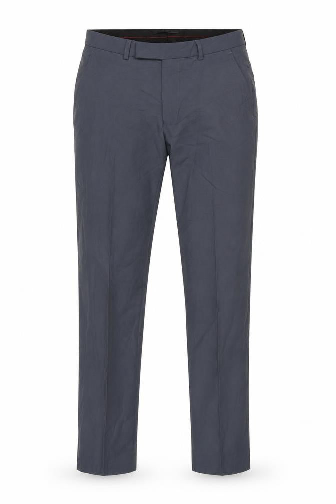Marks & Spencer Men’s Blue Slim Fit Wool Blend Dress Trousers 30W 31L