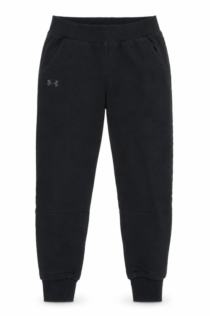 Under Armour Womens Black XS Jogger Sweatpants Tapered Fit