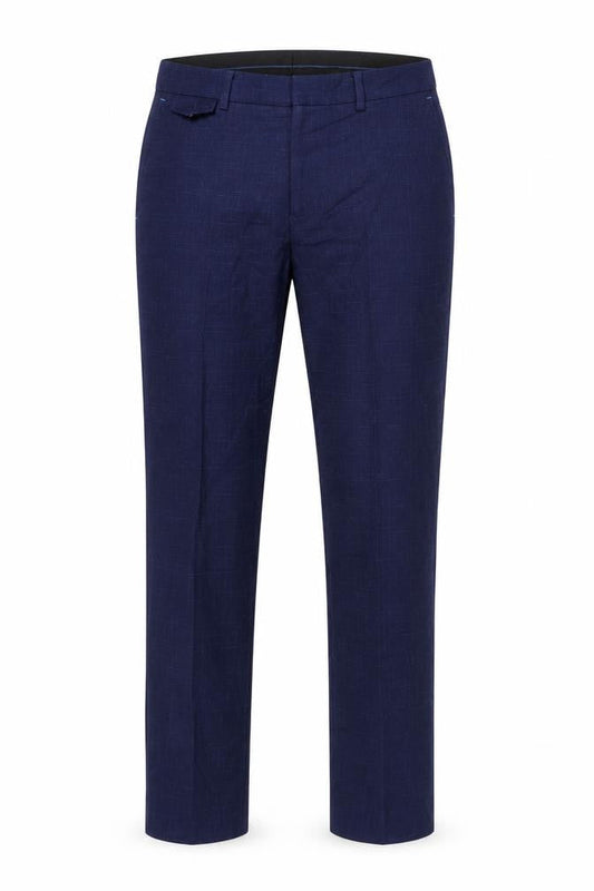 Sawyers & Hendricks Men’s Blue Slim Fit Dress Pants Trousers 30S