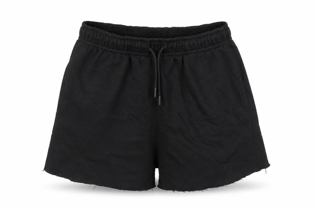 Topshop Women’s Black Cotton Cut-Off Shorts Size S Regular Casual