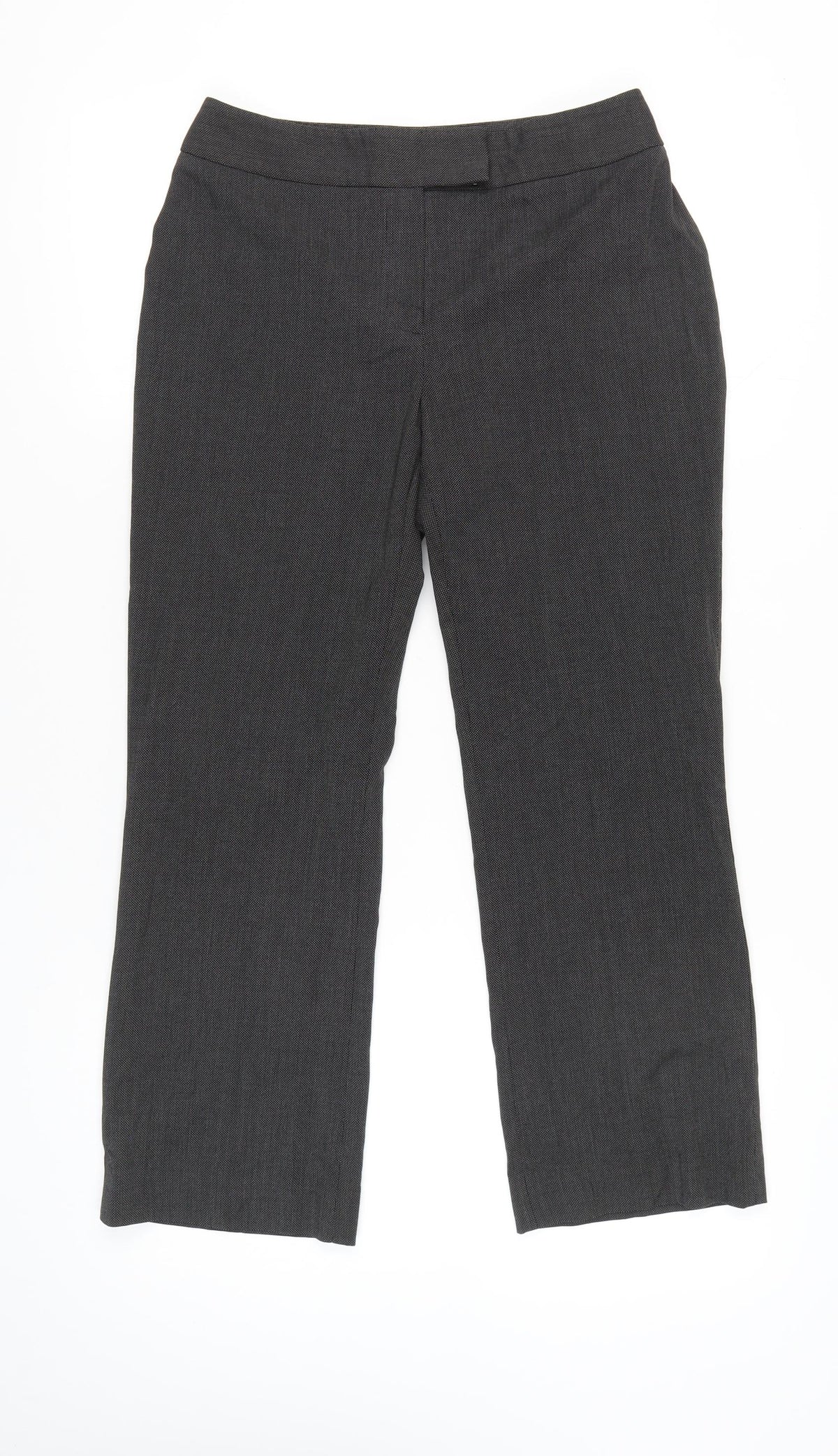 Slater Women’s Grey Size 10 Regular Straight Dress Trousers