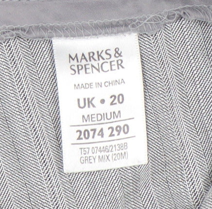 Marks and Spencer Women’s Grey Size 20 Classic Dress Pants