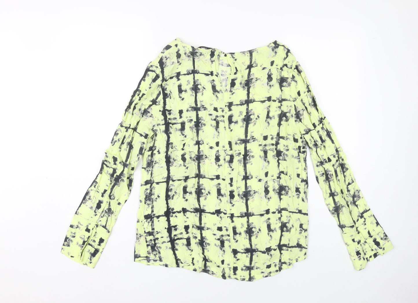 Next Women’s Multicoloured Blouse UK 12 Long Sleeve Viscose