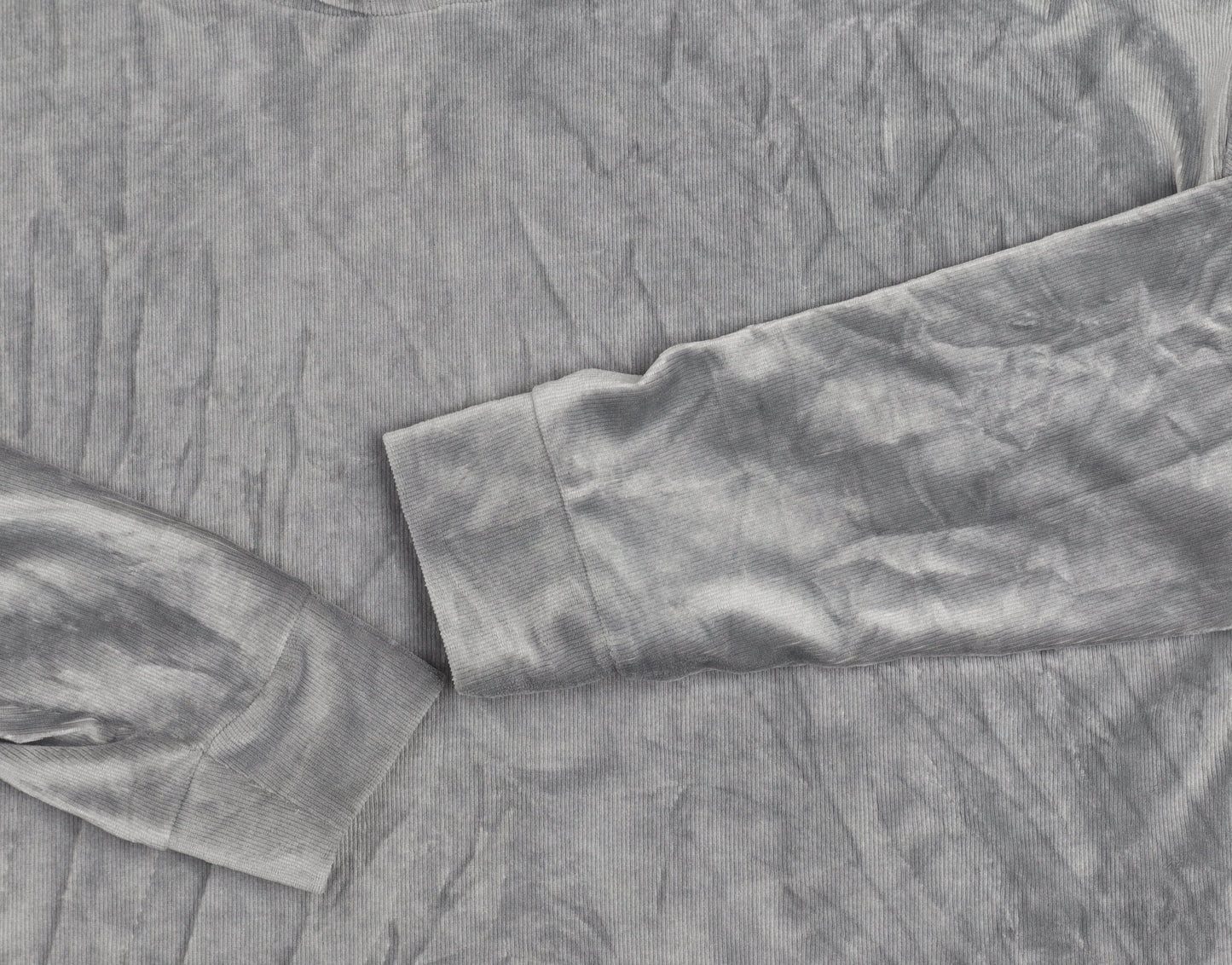 Marks and Spencer Womens Grey Velour Hoodie Size 16 UK