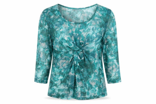 Marks and Spencer Women’s Green Floral Tunic Blouse Size 12