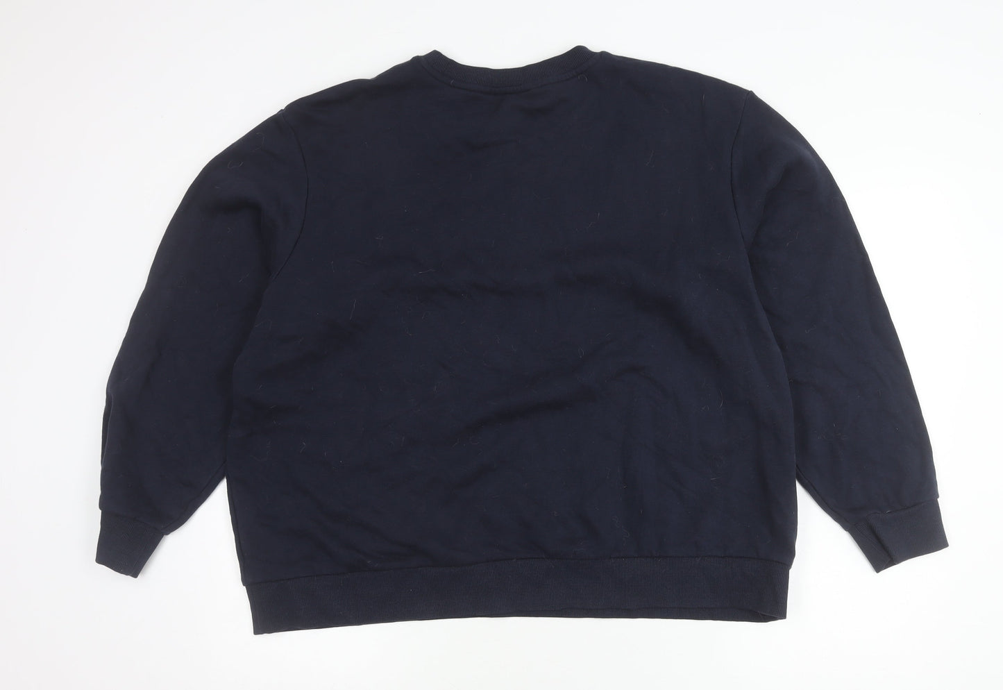 Marks and Spencer Womens Blue XL Pullover Sweatshirt Cotton Blend
