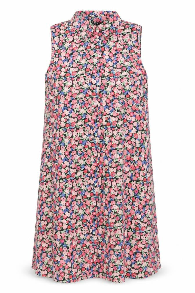 Lipsy Women’s Multicoloured Floral Shift Dress UK 12 Sleeveless