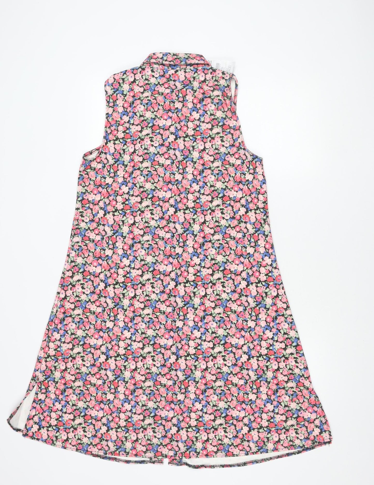Lipsy Women’s Multicoloured Floral Shift Dress UK 12 Sleeveless