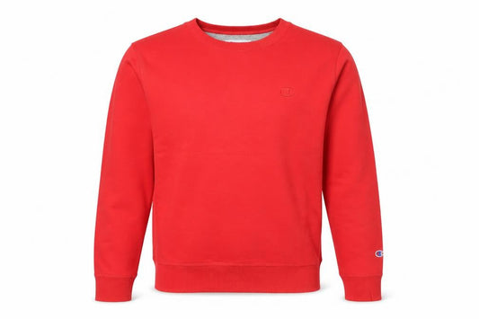 Champion Men’s Red Small Regular Crew Neck Pullover Sweatshirt