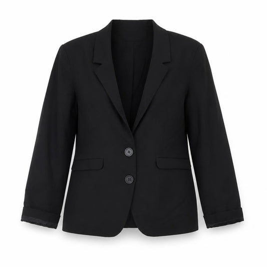 Kookai Womens Black Size 12 Classic Blazer Jacket Workwear