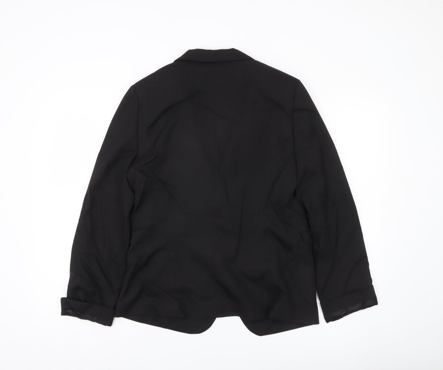 Kookai Womens Black Size 12 Classic Blazer Jacket Workwear
