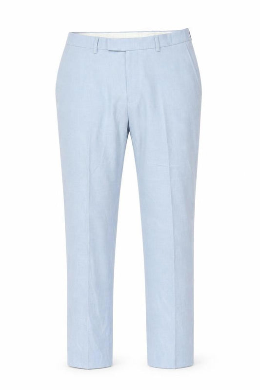 Marks & Spencer Men's Blue Slim Fit Dress Pants Trousers 30W 33L