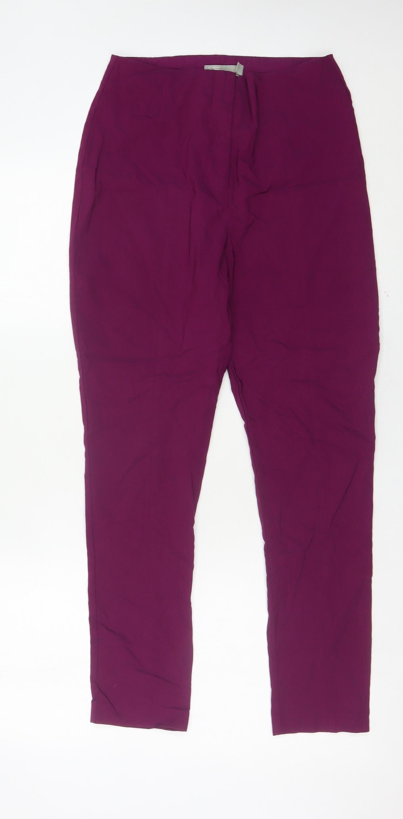 ASOS Women’s Purple Slim Straight Trousers UK 10 Workwear