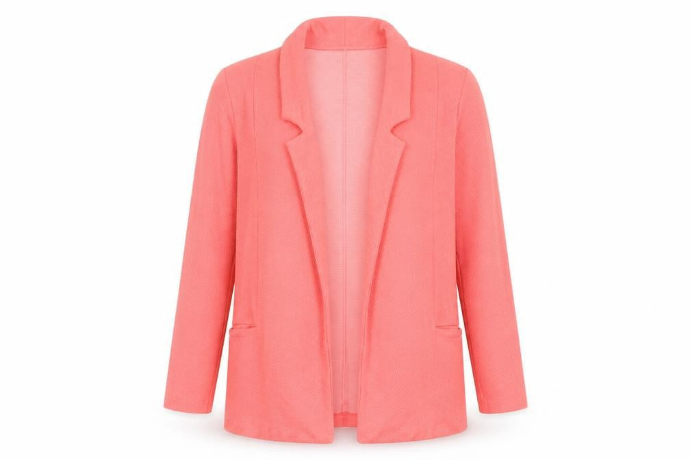 River Island Women’s Pink Shawl Collar Blazer Size 8