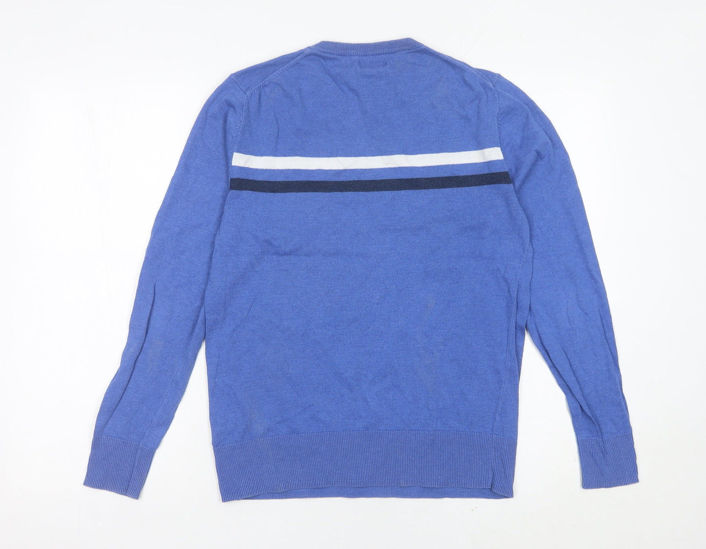 Old Navy Women’s Blue Crew Neck Jumper Size 8 Cotton Blend