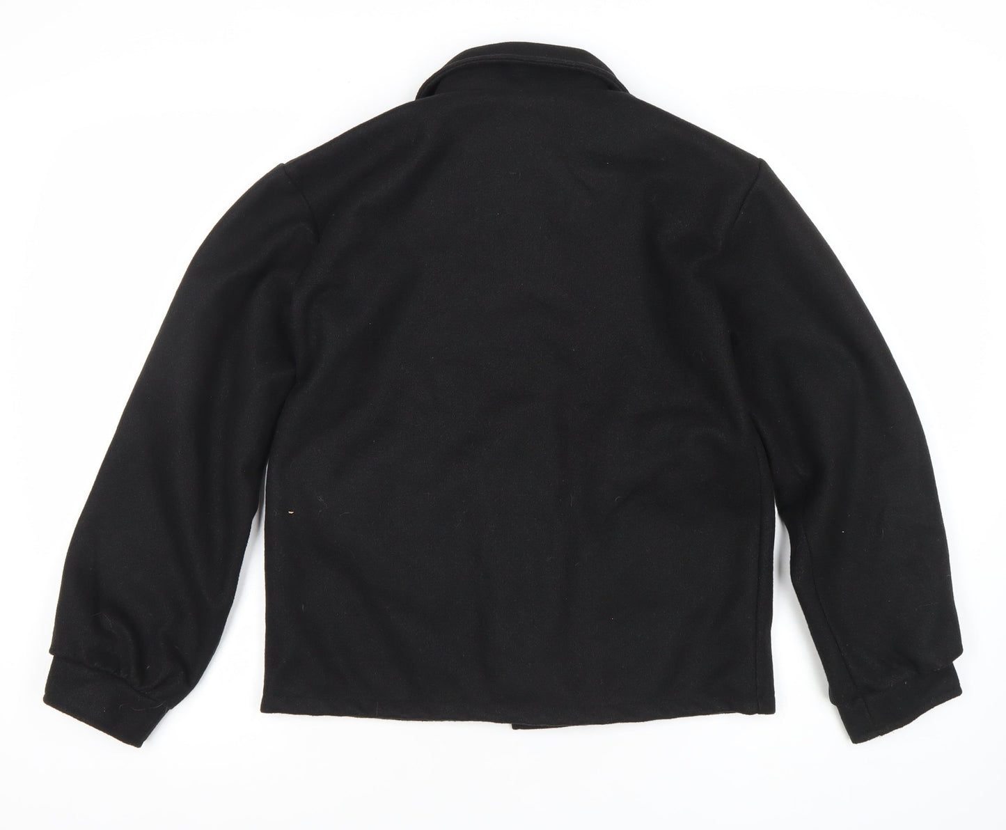 Boohoo Men’s Black Basic Jacket Size 36 Regular Fit Buttoned