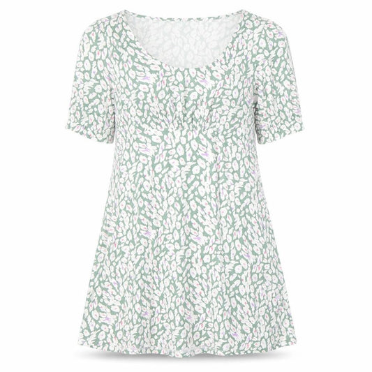 Marks & Spencer Women’s Green Floral A-Line Dress Size 12
