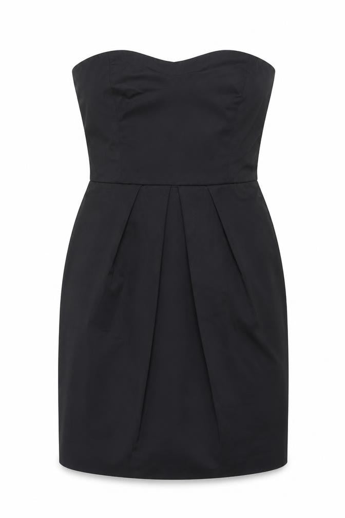 Mango Suit Women’s Black XS Strapless Sweetheart Mini Dress
