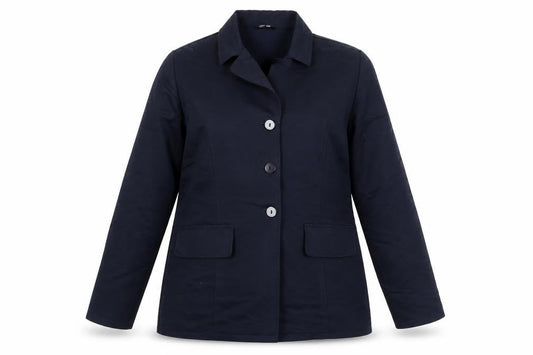 C&A Womens Blue Size 14 Suit Jacket Three Button Lined Workwear