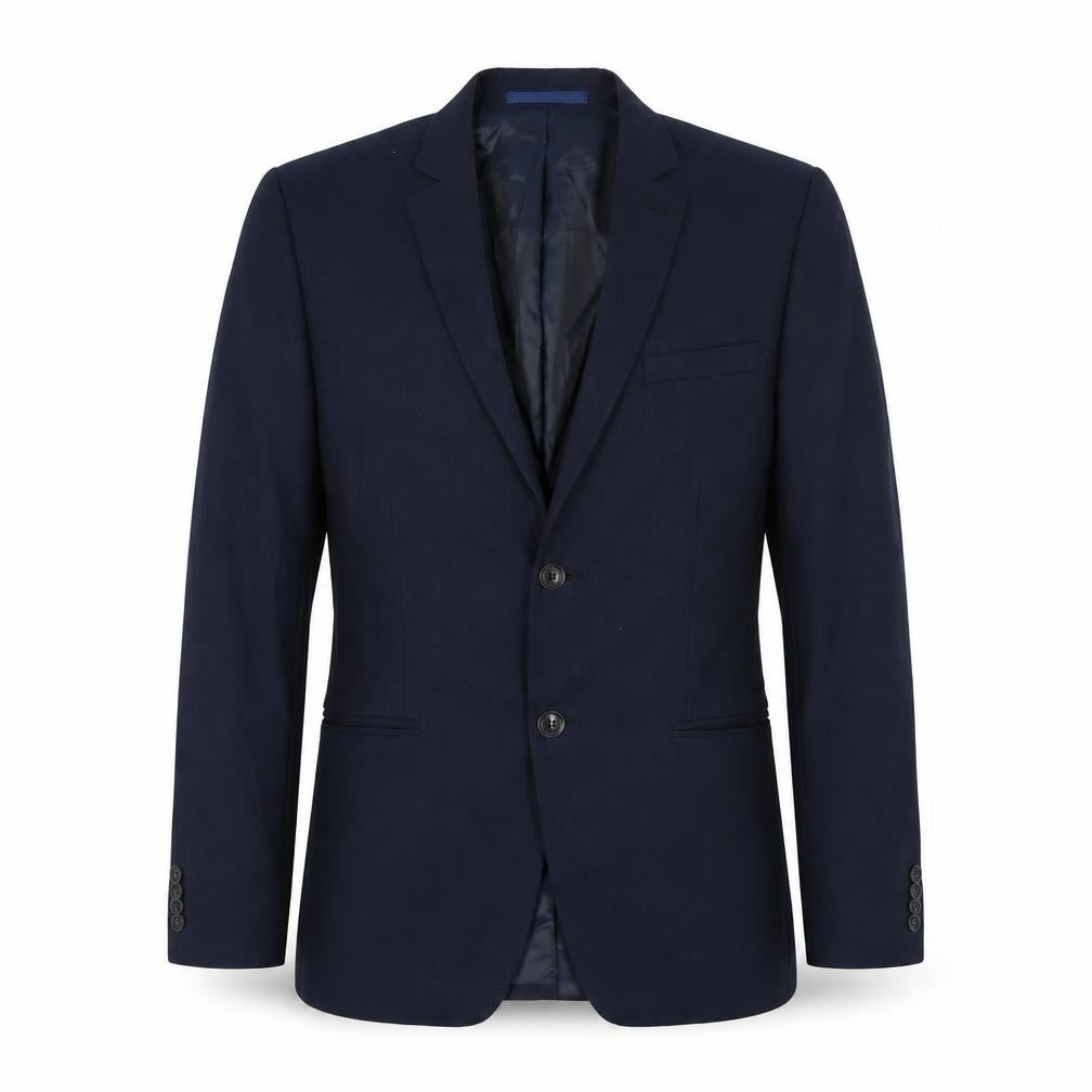 Topman Men's Blue Slim Fit Blazer Jacket 40R Notch Lapel
