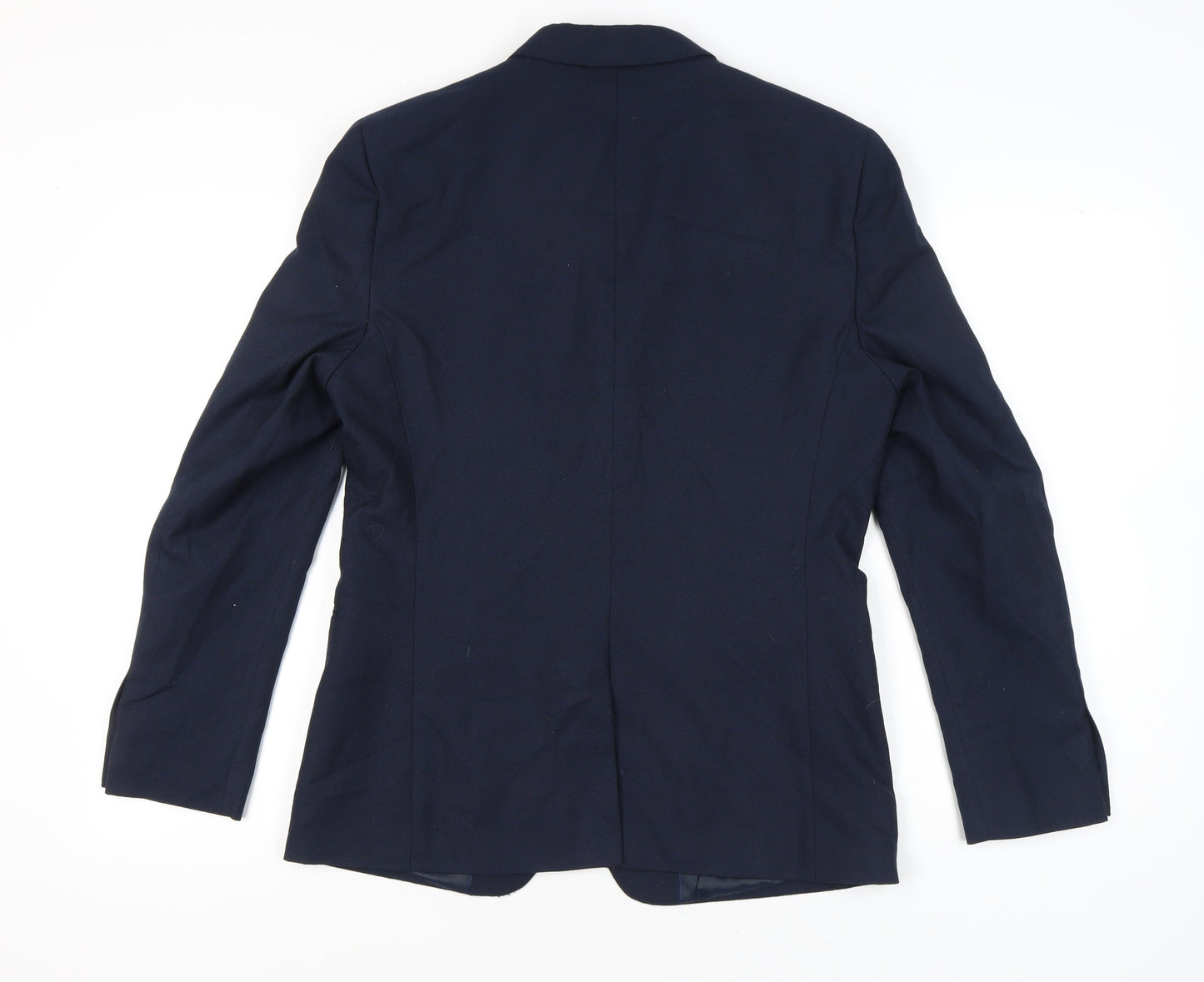 Topman Men's Blue Slim Fit Blazer Jacket 40R Notch Lapel