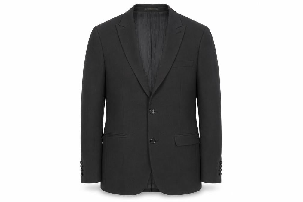Next Men's Grey Blazer Jacket Size 40 Regular Fit Notch Lapel