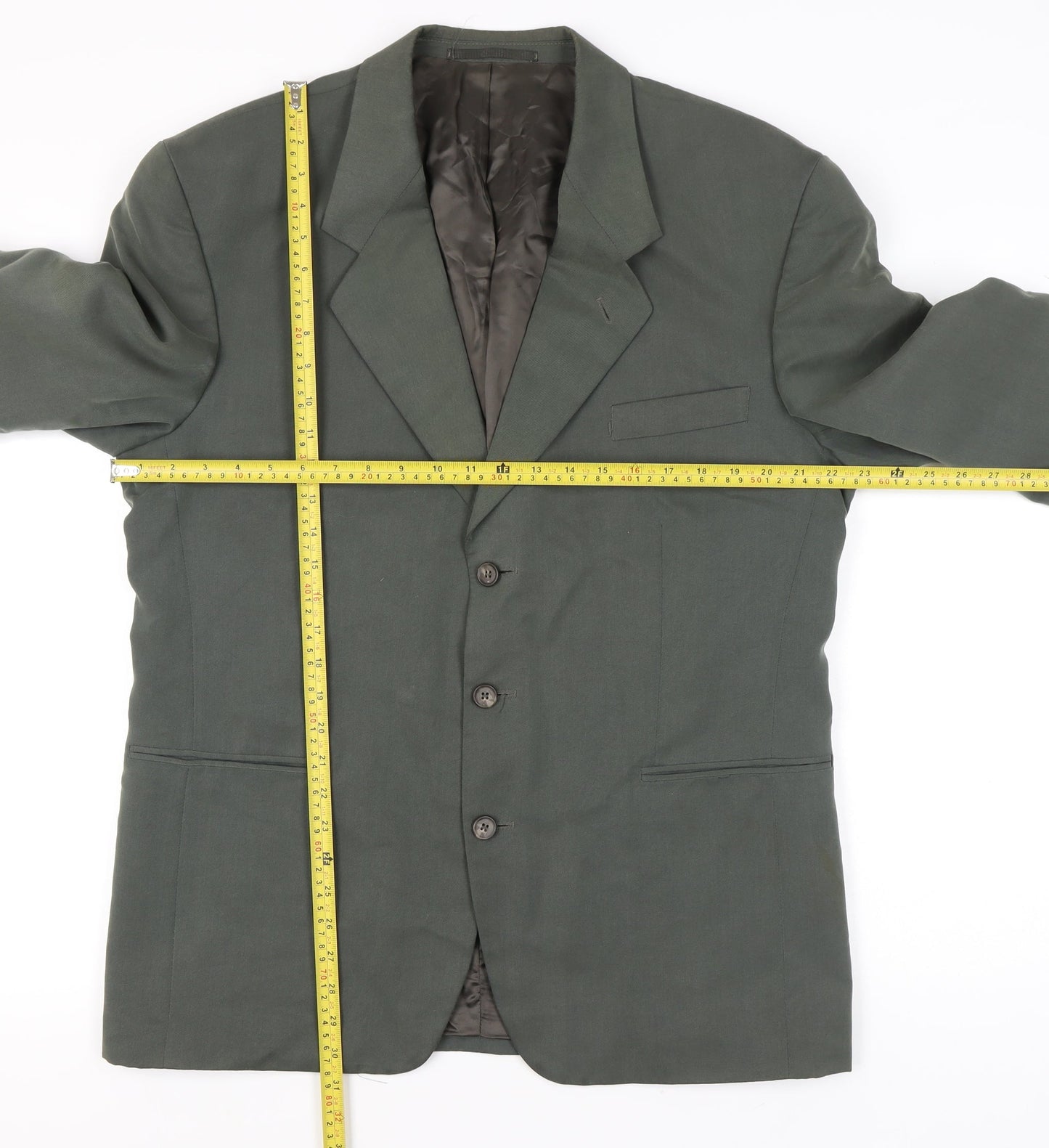 BHS Men’s Green 42in Regular Blazer Jacket Single Breasted