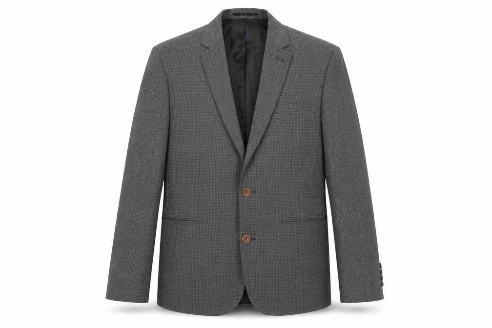 ASOS Men’s Grey Slim Fit Checked Blazer Jacket 40 Chest