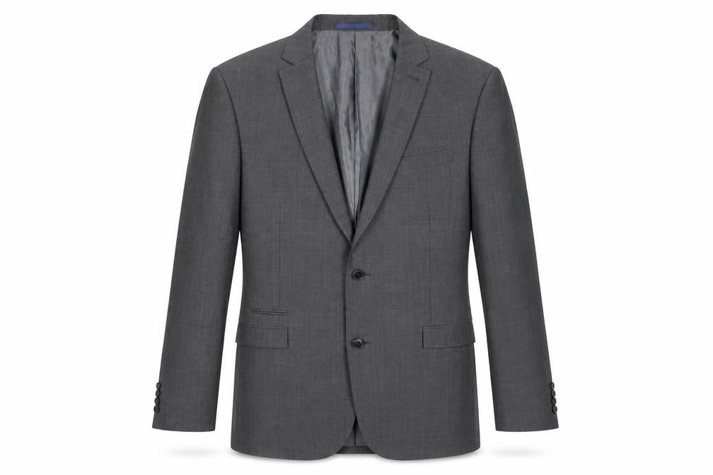 Next Men’s Grey 42L Blazer Jacket Wool Blend Formal