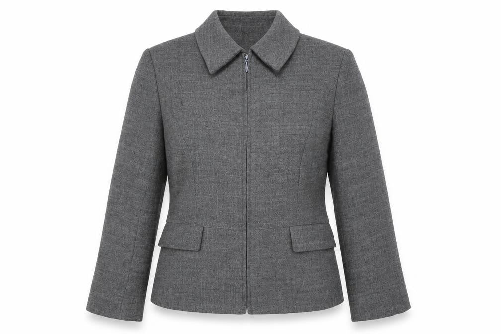 Marks & Spencer Women’s Grey Wool Blend Suit Jacket UK 12